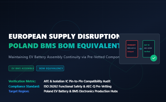 Derniers blogs de l'entreprise sur Interruption de l'approvisionnement en Europe: les usines polonaises de BMS maintiennent la stabilité de la livraison grâce à des audits équivalents BOM