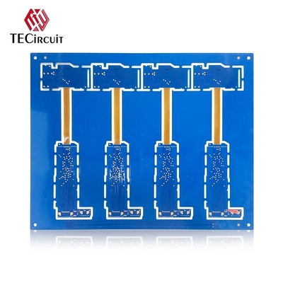 1.2 mm épaisseur 4 couches PCB rigide flexible carte de circuit imprimé immersion or 2U